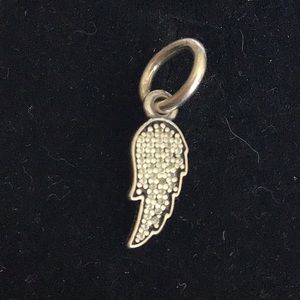 Pandora feather charm/ pendant
